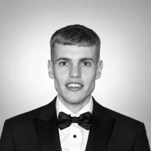 Sol Rudd, founder of BuzzBoost Digital, in a black-and-white portrait